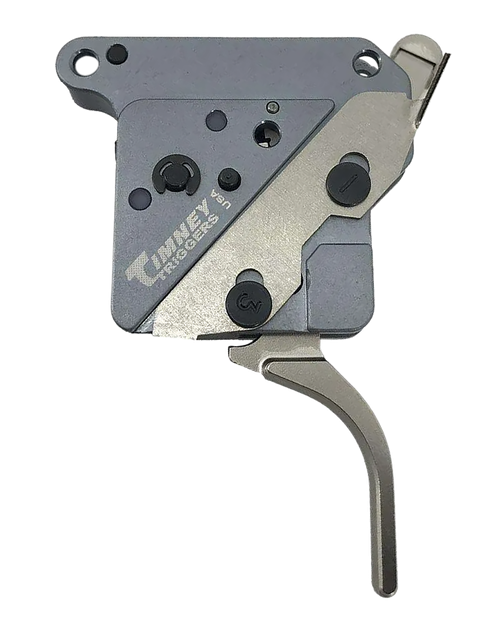 Timney Triggers THEHITST16 Hit Trigger  Straight Trigger with 8 oz Draw Weight & Nickel Finish for Remington 700 Right