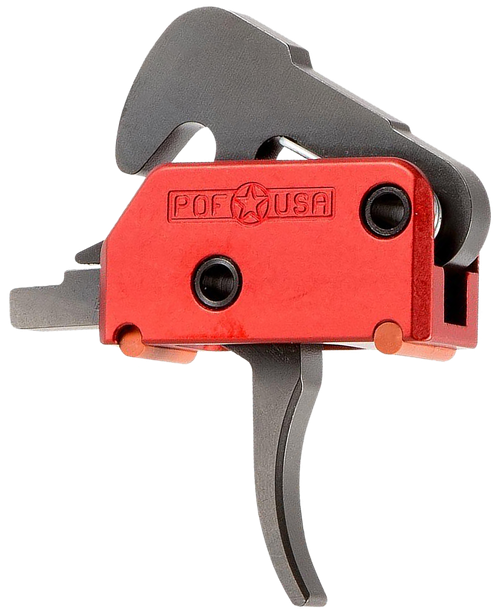 Patriot Ordnance Factory 01509 Drop-In  Black/Red Curved Trigger Two-Stage