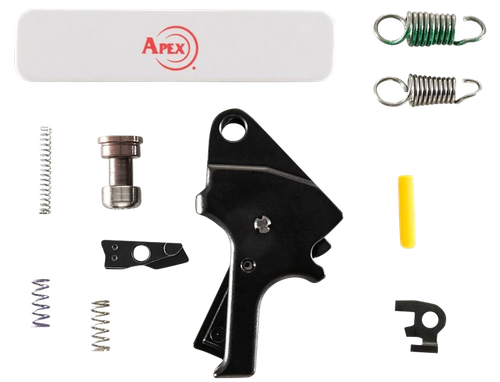 Apex Tactical 10027BLK Flat Face Forward Set Trigger Kit Black Compatible w/ M&P 2.0