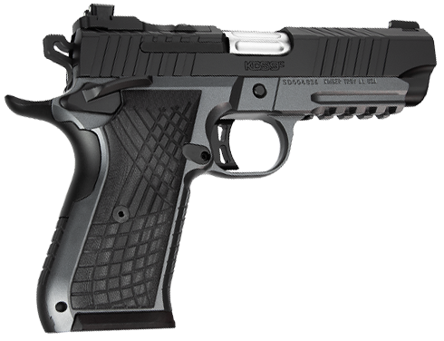 Kimber Mfg.,inc 3100018 KDS9C Rail 9mm 10+1 4.09" KimPro Gray/Black Front and Rear Serrations Stainless Steel G-10 Grip