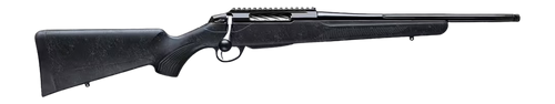Tikka JRTXRTR312/16 T3x Roughtech Ranch 223 Rem 10+1 16" Black Fluted Threaded Barrel, Black Steel Receiver w/Picatinny Rail, Black Roughtech Synthetic Stock, Right Hand