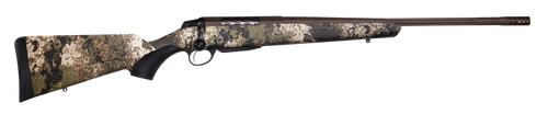Tikka JRTXVW319 T3x Lite 6.5 PRC 3+1 24.30" Fluted/Threaded, Midnight Bronze Cerakote Barrel/Rec, Veil Wideland Synthetic Stock, Interchangeable Grip, Muzzle Brake