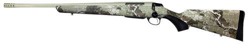 Tikka JRTXVA470 T3x Lite 7mm Rem Mag 3+1 24.30" Fluted/Threaded, Desert Verde Cerakote Barrel/Rec, Veil Alpine Synthetic Stock, Interchangeable Grip, Muzzle Brake Left Hand