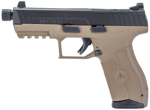 IWI US M9ORP10TFD MASADA  9mm Luger 4.60" TB 10+1 Flat Dark Earth Flat Dark Earth Interchangeable Backstrap Grip