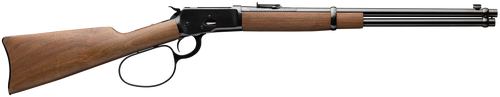 Winchester Guns 534190137 Model 1892 Large Loop Carbine 357 Mag 10+1 Cap 20" Brushed Polish Blued Rec/Barrel Satin Walnut Fixed Straight Grip Stock Right Hand (Full Size)