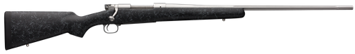 Winchester Guns 535242299 Model 70 Extreme Weather 6.8 Western Caliber with 3+1 Capacity, 24" Barrel, Matte Stainless Metal Finish & Gray Webbed Black Fixed Bell & Carlson Stock Right Hand (Full Size)