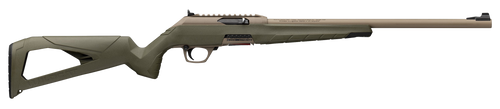 Winchester Repeating Arms 521158102 Wildcat SR 22 LR 10+1 16.50" Flat Dark Earth Button Rifled Barrel, Flat Dark Earth Picatinny Rail Polymer Receiver, Adj Cheek Piece & LOP OD Green Synthetic Stock