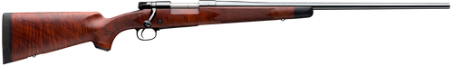 Winchester Repeating Arms 535203212 Model 70 Super Grade 243 Win Caliber with 5+1 Capacity, 22" Barrel, High Polished Blued Metal Finish & Satin Fancy Walnut Stock Right Hand (Full Size)