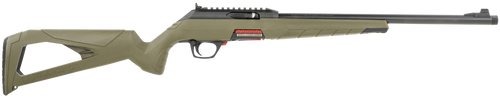 Winchester Repeating Arms 521140102 Wildcat SR Full Size 22 LR 10+1 16.50" Matte Blued Threaded Sporter Barrel, Picatinny Rail Matte Black Polymer Receiver, OD Green Skeletonized Synthetic Stock, Ambi