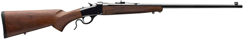 Winchester Repeating Arms 524100170 Model 1885 Low Wall Hunter Full Size 17 HMR 1rd 24" Brushed Polish Blued Octagon Barrel, Brushed Polish Blued Drilled & Tapped Steel Receiver, Satin Walnut Fixed Wo