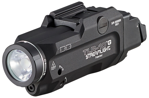 Streamlight 69473 TLR-10 G Gun Light with Green Laser  Black Anodized 1,000 Lumens White LED
