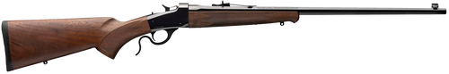 Winchester Repeating Arms 524100186 Model 1885 Low Wall Hunter Full Size 17 WSM 1rd 24" Brushed Polish Blued Octagon Barrel, Brushed Polish Blued Drilled & Tapped Steel Receiver, Satin Walnut Fixed Wo