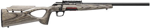 Winchester Repeating Arms 525227102 Xpert Target 22 LR 10+1 18" Matte Black Threaded Bull Barrel, Matte Black Picatinny Rail Steel Receiver, Gray Adj Comb & LOP Thumbhole Laminate Stock