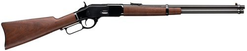 Winchester Repeating Arms 534255141 Model 1873 Carbine Full Size 45 Colt (LC) 10+1 20" Brushed Polish Blued Sporter Barrel, Brushed Polish Blued Steel Receiver, Black Walnut Straight Grip Stock