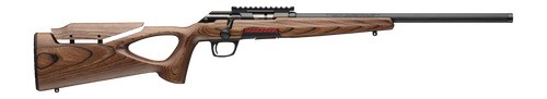 Winchester Repeating Arms 525228204 Xpert Target 22 WMR 9+1 18" Matte Black Threaded Barrel, Matte Black Steel Receiver w/Picatinny Rail, Brown Thumbhole w/Adjustable Comb Laminate Stock