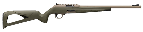 Winchester Repeating Arms 521159102 Wildcat SR 22 LR 10+1 16.50" Flat Dark Earth Threaded Barrel, Flat Dark Earth Picatinny Rail Polymer Receiver, Adj Cheek Piece & LOP OD Green Synthetic Stock