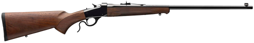 Winchester Repeating Arms 524100102 Model 1885 Low Wall Hunter Full Size 22 LR 1rd 24" Brushed Polish Blued Octagon Barrel, Brushed Polish Blued Drilled & Tapped Steel Receiver, Satin Walnut Fixed Sto