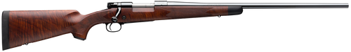 Winchester Repeating Arms 535203299 Model 70 Super Grade 6.8 Western Caliber with 3+1 Capacity, 24" Barrel, High Polished Blued Metal Finish & Satin Fancy Walnut Stock Right Hand (Full Size)