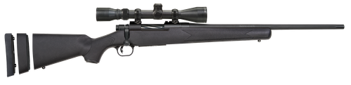 Mossberg 27867 Patriot Super Bantam 308 Win Caliber with 5+1 Capacity, 20" Fluted Barrel, Matte Blued Metal Finish & Black Synthetic Stock Right Hand (Youth) Includes 3-9x40mm Scope