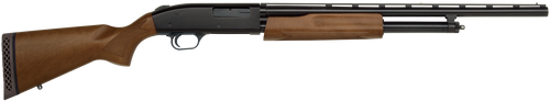 Mossberg 54132 500 Bantam Youth 20 Gauge Pump 3" 5+1 22" Blued Vent Rib Barrel, Blued Steel Receiver, Fixed Hardwood Stock, Right Hand, Accu-Set Chokes