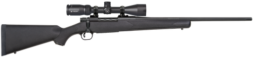 Mossberg 28052 Patriot  22-250 Rem Caliber with 5+1 Capacity, 22" Fluted Barrel, Matte Blued Metal Finish & Black Synthetic Stock Right Hand (Full Size) Includes Vortex Crossfire II 3-9x40mm Scope