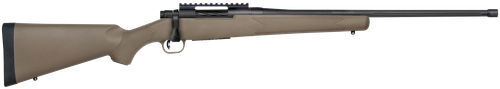 Mossberg 27873 Patriot Predator 243 Win Caliber with 5+1 Capacity, 22" Threaded/Fluted Barrel, Matte Blued Metal Finish & Flat Dark Earth Synthetic Stock Right Hand (Full Size)