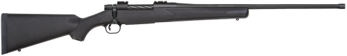 Mossberg 28118 Patriot  Full Size 300 Win Mag 3+1 24" Matte Blued Fluted Threaded Barrel, Drilled & Tapped Matte Blued Stainless Steel Receiver, Black Fixed Synthetic Stock, Right Hand