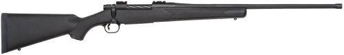 Mossberg 28118 Patriot  Full Size 300 Win Mag 3+1 24" Matte Blued Fluted Threaded Barrel, Drilled & Tapped Matte Blued Stainless Steel Receiver, Black Fixed Synthetic Stock, Right Hand