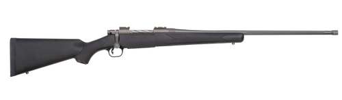 Mossberg 28262 Patriot  Full Size 400 Legend 4+1 20" Stainless Cerakote Threaded Barrel, Drilled  Stainless Cerakote Stainless Steel Receiver, Black Fixed Synthetic Stock
