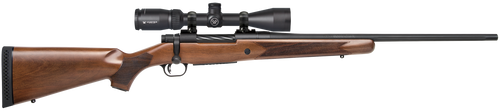 Mossberg 27941 Patriot  270 Win Caliber with 5+1 Capacity, 22" Fluted Barrel, Matte Blued Metal Finish & Walnut Stock Right Hand (Full Size) Includes Vortex Crossfire II 3-9x40mm Scope