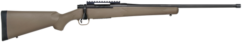 Mossberg 27874 Patriot Predator Full Size 308 Win 5+1, 22" Matte Blued Fluted/Steel Threaded Barrel, Matte Blued Steel Receiver, Flat Dark Earth Fixed Stock, Right Hand