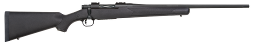 Mossberg 27909 Patriot  Full Size 6.5 Creedmoor 5+1 22" Matte Blued Fluted Barrel, Matte Blued Stainless Steel Receiver Drilled & Tapped, Black Fixed Synthetic Stock, Right Hand