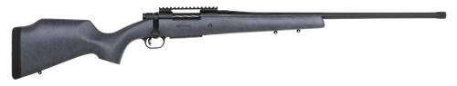 Mossberg 28104 Patriot Long Range Hunter 6.5 PRC Caliber with 4+1 Capacity, 24" Threaded/Fluted Barrel, Matte Blued Metal Finish & Sniper Gray Fixed Monte Carlo Stock Right Hand (Full Size)