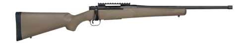Mossberg 28252 Patriot Predator 450 Bushmaster 4+1 20" Matte Blued Fluted Threaded Barrel, Receiver w/ Picatinny Rail, Flat Dark Earth Fixed Synthetic Stock