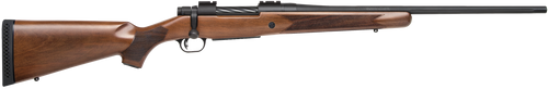 Mossberg 27882 Patriot  Full Size 270 Win 5+1 22" Matte Blued Fluted Barrel, Drilled & Tapped Matte Blued Stainless Steel Receiver, Walnut Fixed Stock, Right Hand