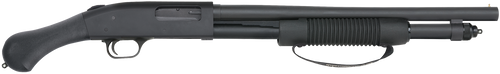 Mossberg 50639 590 Shockwave 12 Gauge Pump 3" 6+1 18.50" Matte Blued Heavy-Walled Barrel, Drilled & Tapped Matte Blued Stainless Steel Receiver, Black Raptor Birdshead Grip