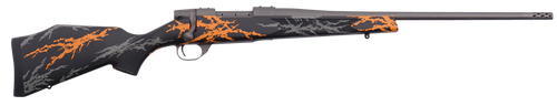 Weatherby VYH65CMR2B Vanguard Compact Hunter 6.5 Creedmoor 4+1 20", Tungsten Gray Barrel/Rec, Black w/Gray & Orange Sponge Accents Monte Carlo Stock, Accubrake Muzzle Brake