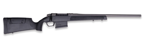 Weatherby 3WR047MMBROT 307 Range SF 7mm BC 5+1 20" Tungsten Cerakote Heavy Threaded Barrel, Tungsten Cerakote Drilled & Tapped Steel Receiver, Adj Cheek Piece & LOP Black Synthetic Stock