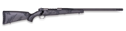 Weatherby MGT01N7MMBR2B Mark V Backcountry Guide TI 7mm BC 3+1 22" Graphite Black Cerakote Fluted Threaded Carbon Barrel, Titanium Drilled & Tapped Receiver, Exposed Carbon w/Carbide Black Accents Fix