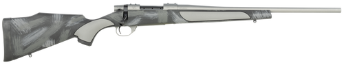 Weatherby VC38300NR4T Vanguard Shadow 300 Win Mag 3+1 24" Carbon Gray Cerakote Threaded Barrel, Carbon Gray Cerakote Steel Drilled & Tapped Receiver, Black w/Gray & White Accents Monte Carlo Stock