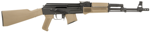 Arsenal SAM7R-62FDEM SAM7R  7.62x39mm 10+1 16.25" Black Chrome Lined Steel Barrel, Black Steel Receiver, Fixed Flat Dark Earth Synthetic Stock & Polymer Grip