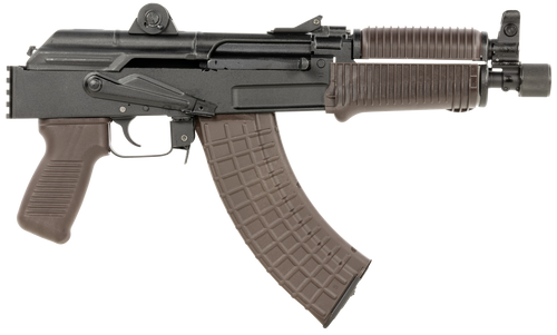 Arsenal SAM7K56P SAM7K-56P  Sports South Exclusive 7.62x39mm 30rd, 8.50" Black Chrome Lined Steel Barrel, Black Milled Receiver, Plum Furniture, Picatinny Rail, Hard Case, QD Swivel Sling