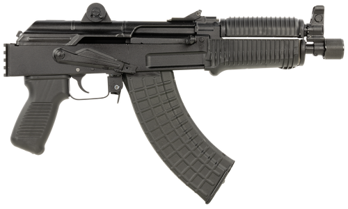Arsenal SAM7K55 SAM7K  7.62x39mm 30+1 8.50" Black Steel Threaded Barrel, Polymer Handguards, Black Aluminum Forged & Milled Receiver, Mounted 1913 Picatinny Rail, Black Polymer Grips