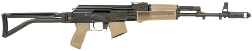 Arsenal SAM7SF-84EFDEM SAM7SF 84E 7.62x39mm 16.33" 10+1, Black Rec, Folding Stock, FDE Polymer Grip/Handguard, Muzzle Brake, Ambi Safety, Adj. Sights, Enhanced FCG
