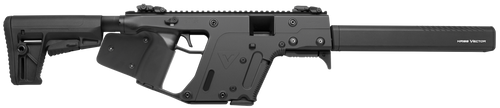 Kriss USA KV10CBL22 Vector CRB Gen2 *CA Compliant 10+1 Black Steel Barrel, Black Picatinny Rail Receiver, Fixed Black Synthetic Stock, Black California Paddle Grip, Glock Magazine Compatible