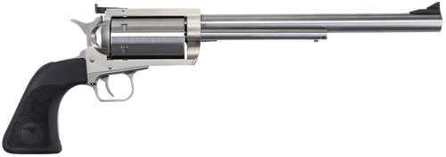 Magnum Research BFR360 BFR  Extra Large 360 Buckhammer 6+1 Shot 10" Brushed Stainless Steel Barrel & Cylinder, Stainless Stainless Steel Frame, Black Rubber Grip, Exposed Hammer