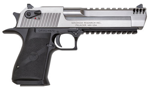 Magnum Research DE357ASIMB Desert Eagle Mark XIX L6 357 Mag 6" 9+1 Black Hardcoat Anodized Aluminum Frame Stainless Steel Slide Black Polymer Grip