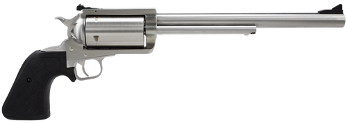 Magnum Research BFR500SW10 BFR Long Cylinder Large Frame 500 S&W Mag 5 Shot, 10" Brushed Stainless Steel Barrel, Cylinder & Frame, Black Rubber Grip, Exposed Hammer