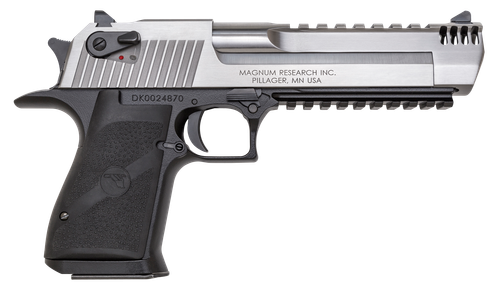 Magnum Research DE50ASIMB Desert Eagle Mark XIX L6 50 AE 6" 7+1 Black Hardcoat Anodized Aluminum Frame Stainless Steel Slide Black Polymer Grip