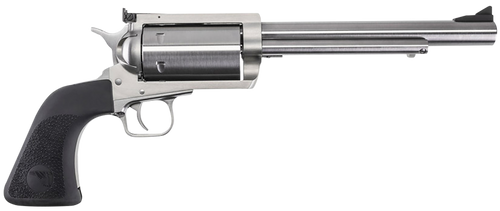 Magnum Research BFR303076 BFR  Extra Large 30-30 Win 6 Shot 7.50" Brushed Rifled Steel Barrel & Cylinder, Stainless Steel Frame, Black Hogue Rubber Grip, Exposed Hammer